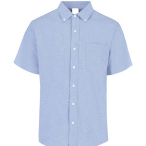 Camisa Oxford Manga Corta para Hombre